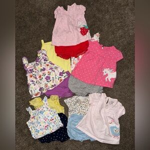 Carters baby girl summer bundle